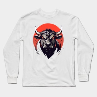 Bull Angry Long Sleeve T-Shirt